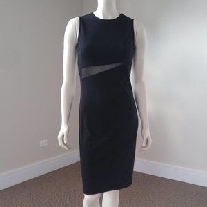 BCBG Little Black Dress with Mesh Detail